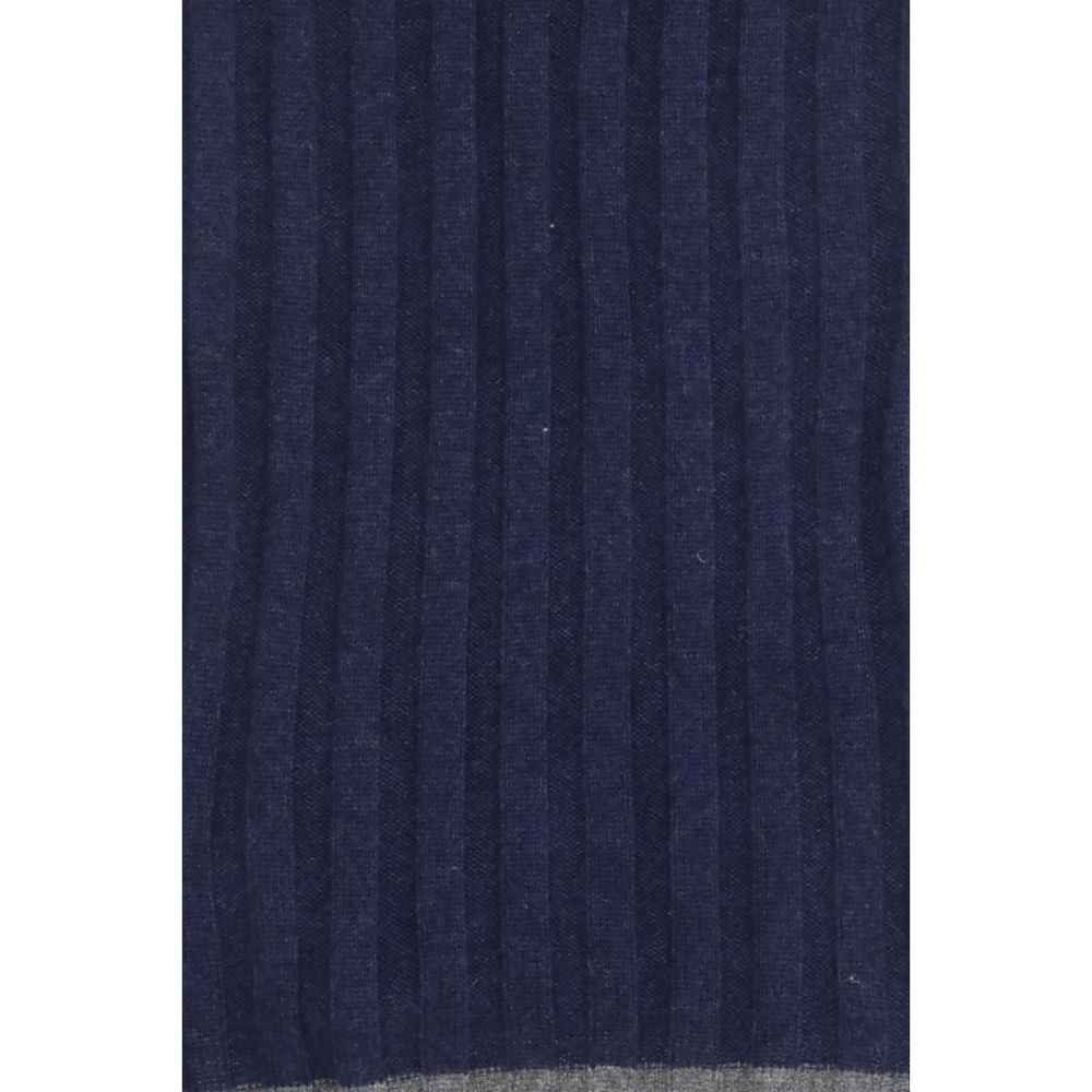 Blue Cashmere Foulard