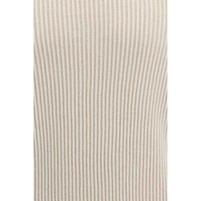 Beige Cashmere Turtleneck