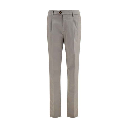 Bicolor Cotton Chino Pants