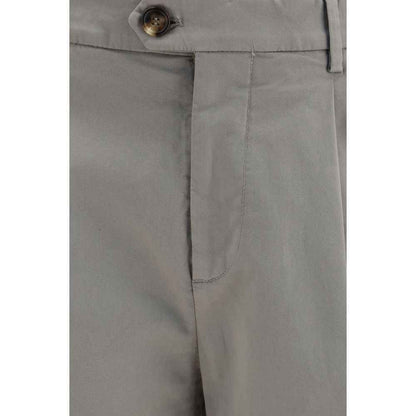Bicolor Cotton Chino Pants