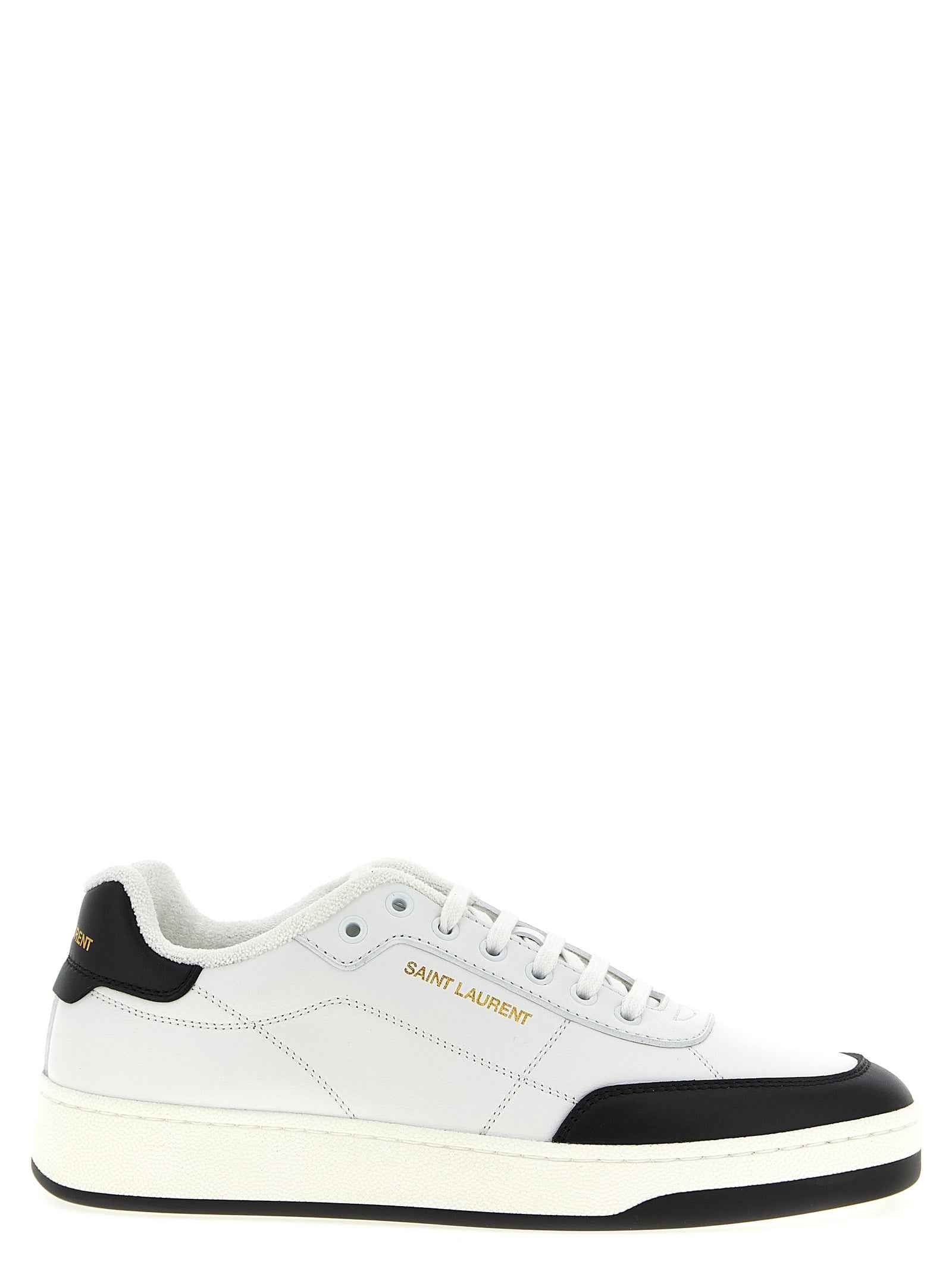 Bicolor Calfskin Low Top Sneakers