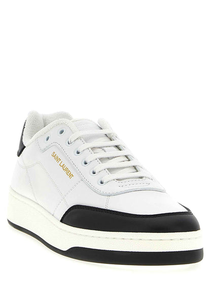 Bicolor Calfskin Low Top Sneakers