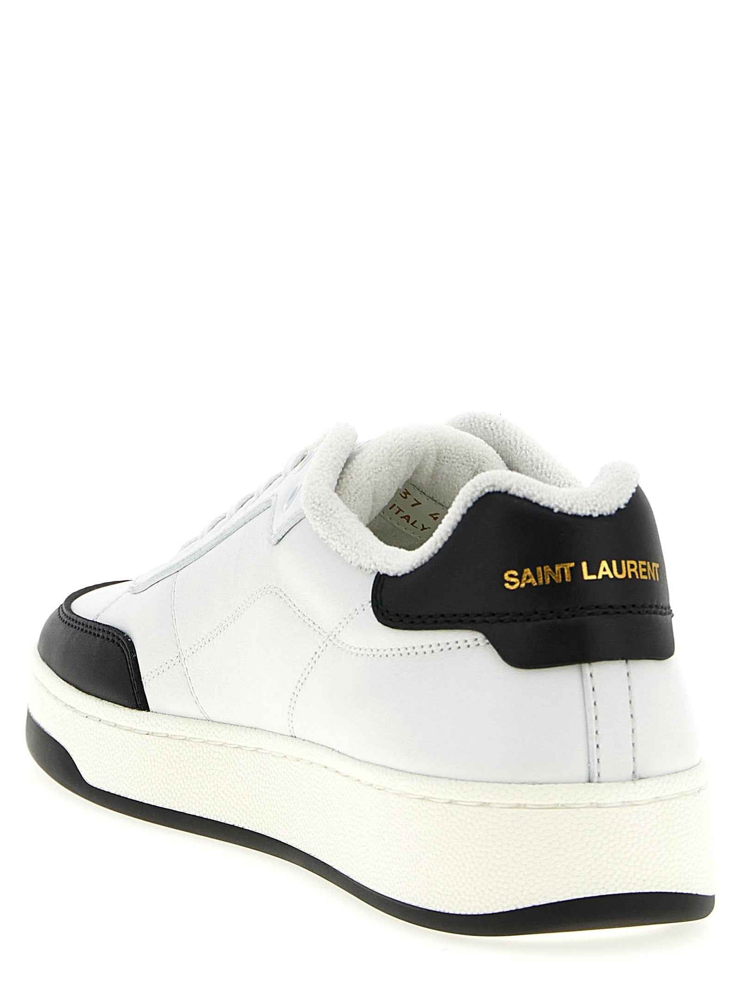Bicolor Calfskin Low Top Sneakers