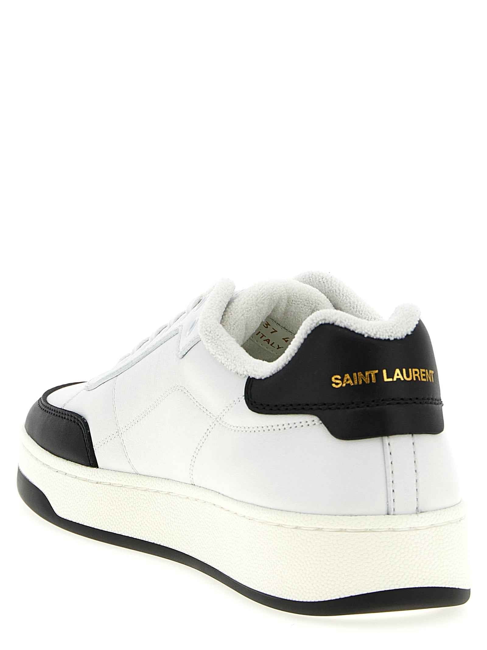 Bicolor Calfskin Low Top Sneakers