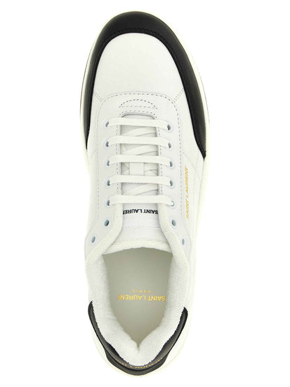Bicolor Calfskin Low Top Sneakers