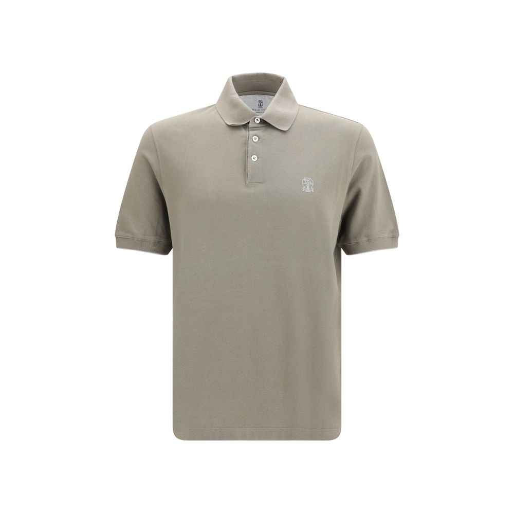Bicolor Cotton Polo Shirt