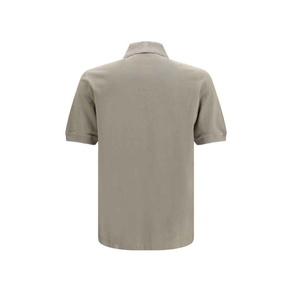 Bicolor Cotton Polo Shirt
