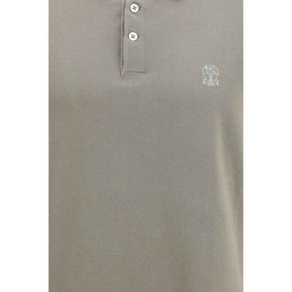 Bicolor Cotton Polo Shirt