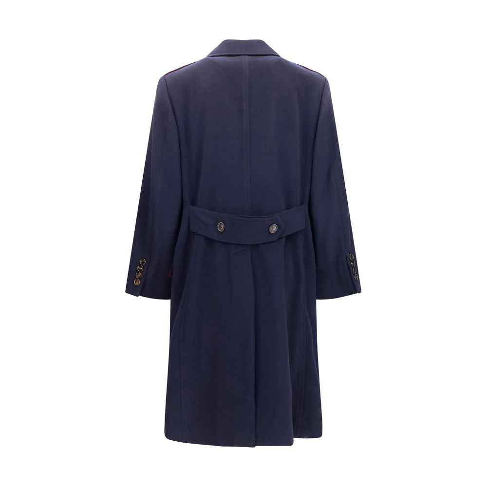 Blue Wool Oves Aries Coat