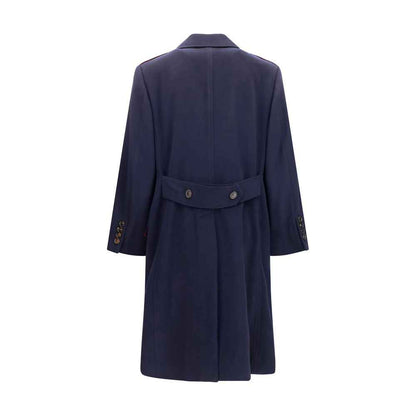 Blue Wool Oves Aries Coat