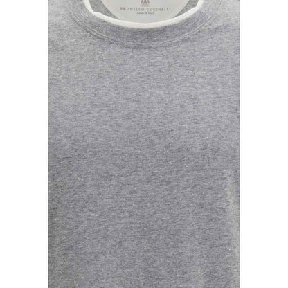 Gray Cotton T-Shirt