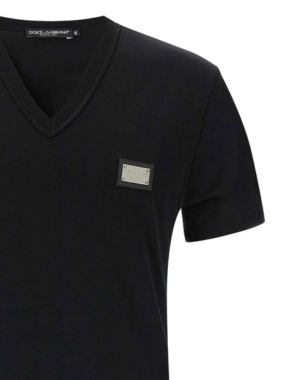 Black Cotton T-Shirt