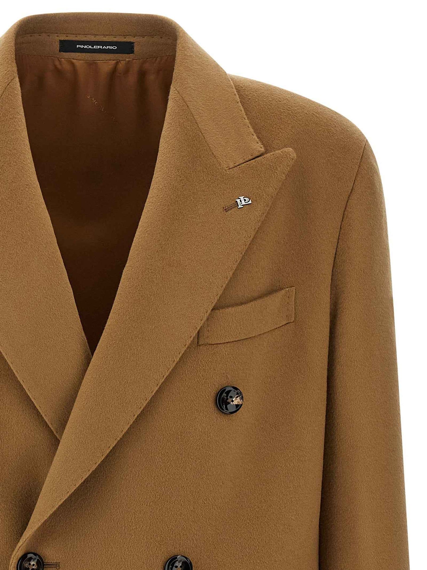 Beige Virgin Wool Coat