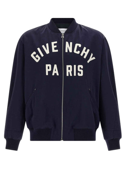 Blue Cotton Bomber