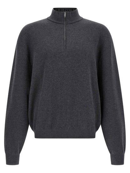 Gray Cotton Cardigan