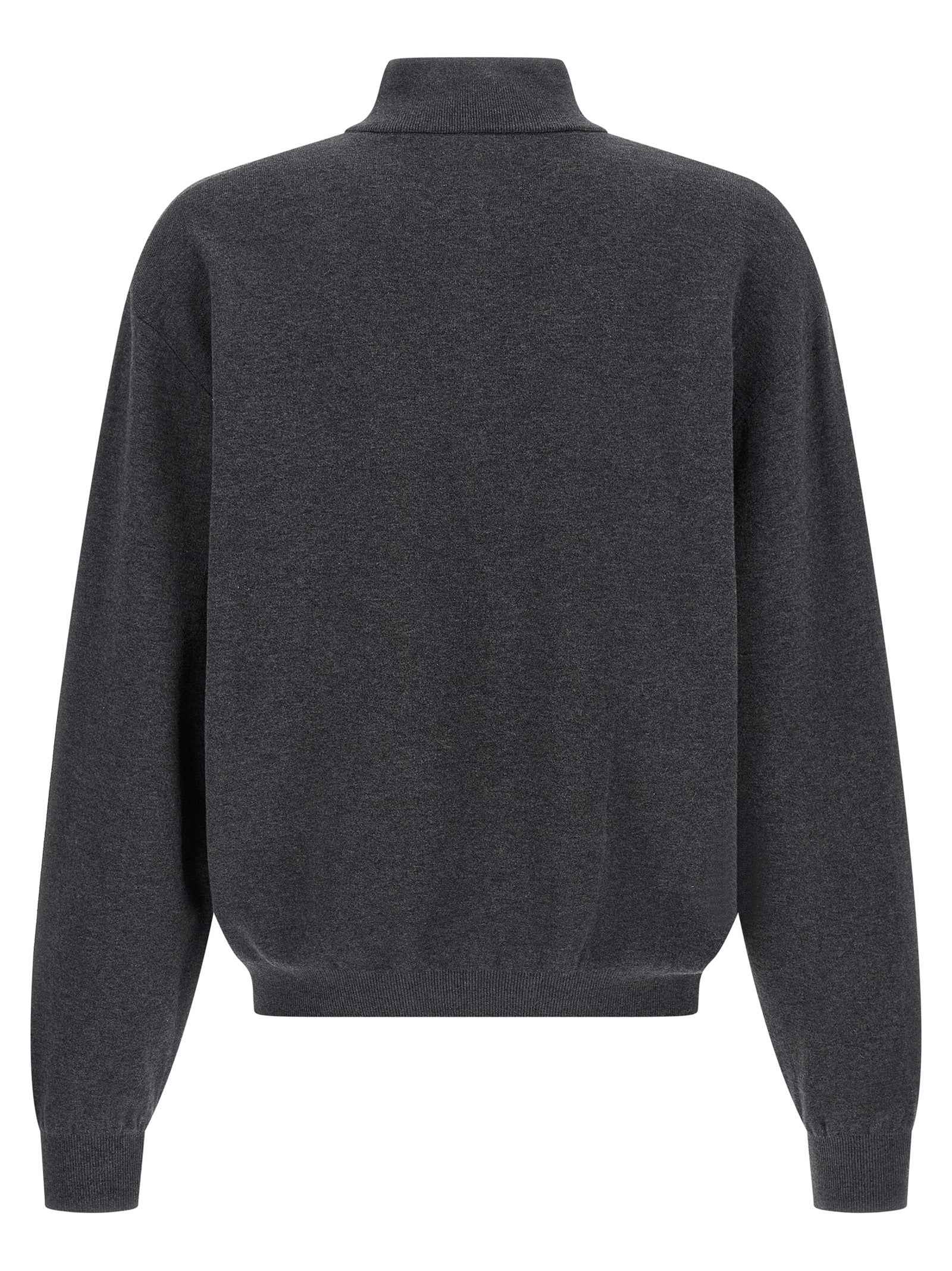 Gray Cotton Cardigan