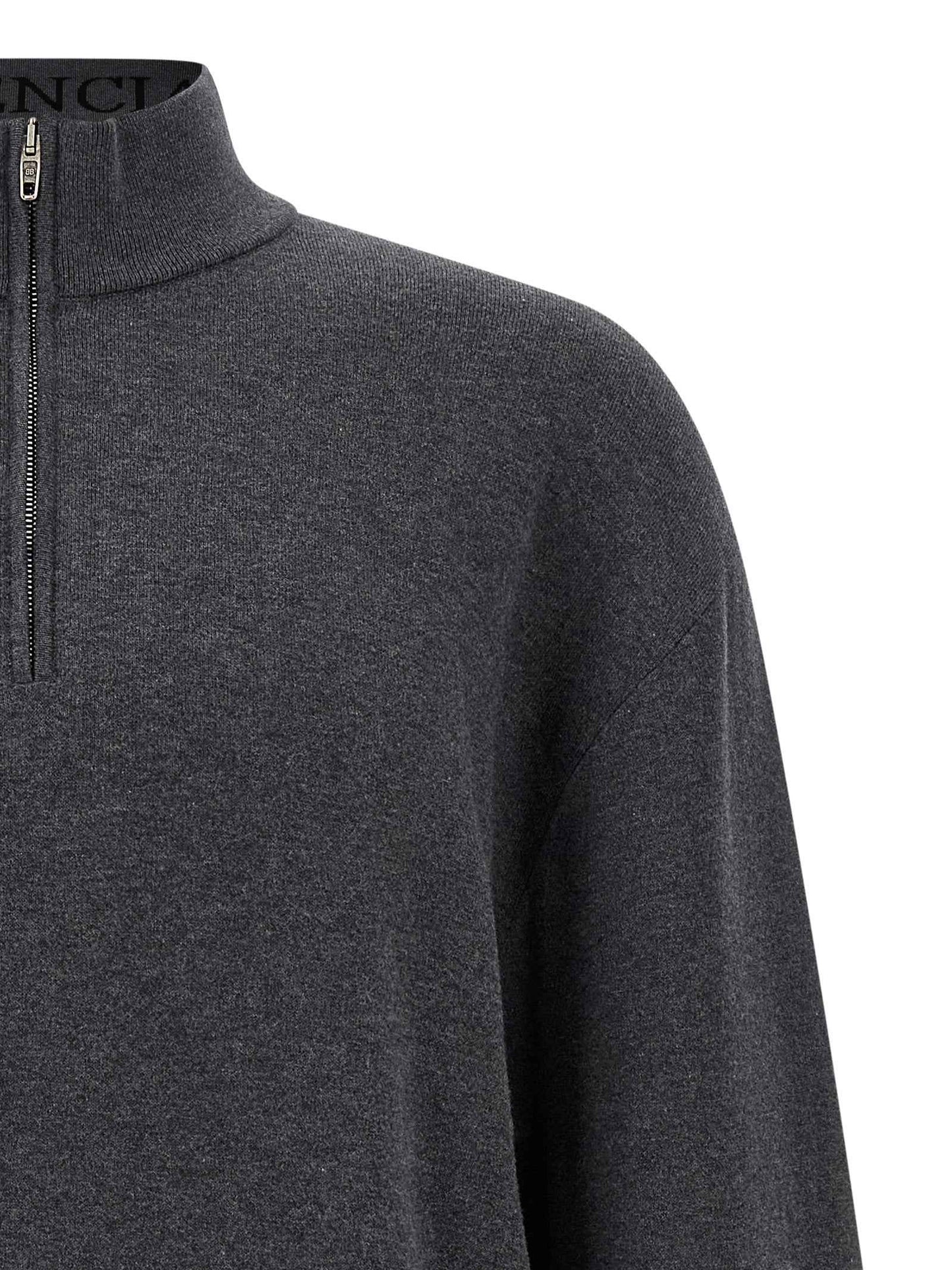 Gray Cotton Cardigan