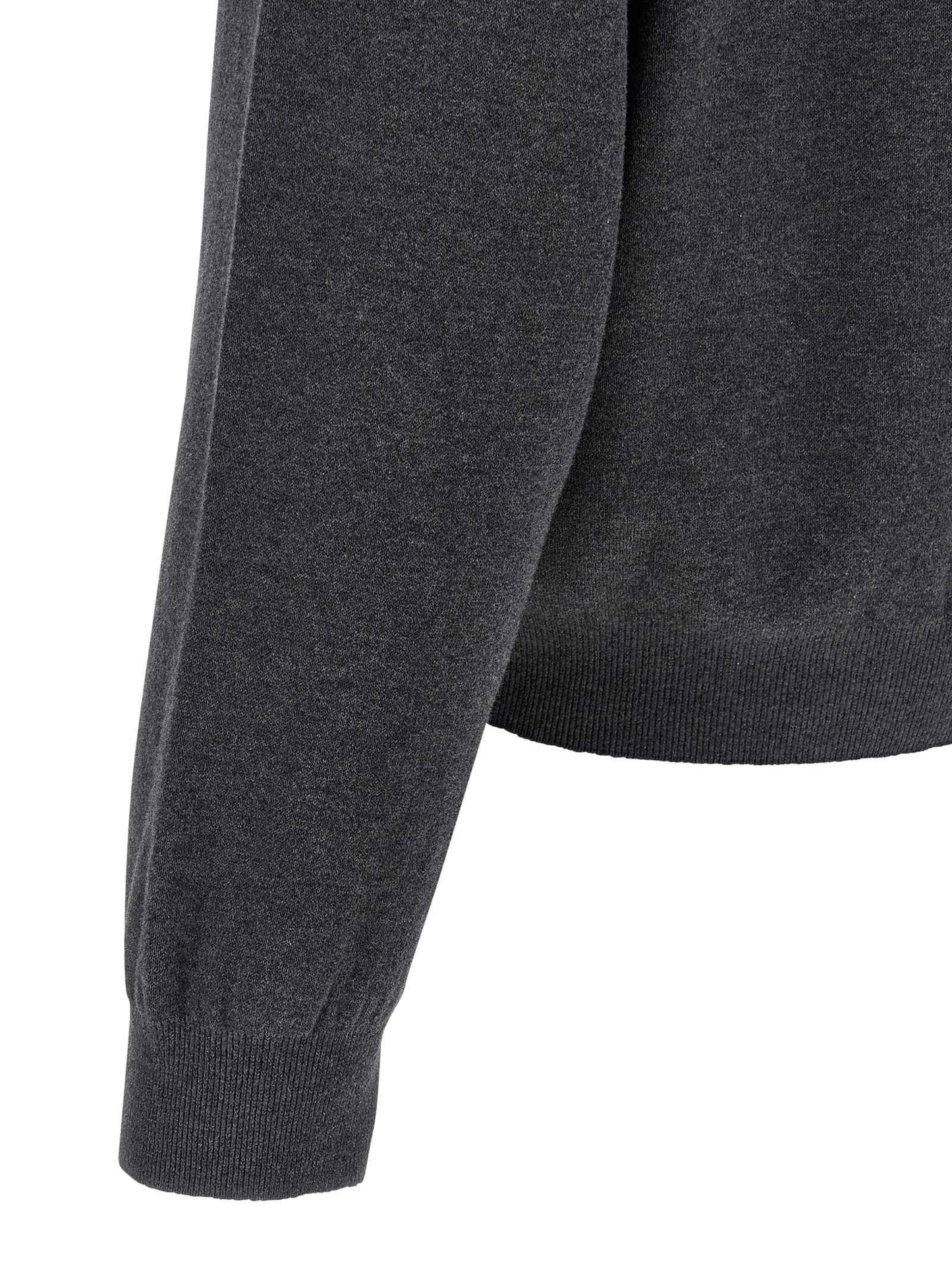 Gray Cotton Cardigan