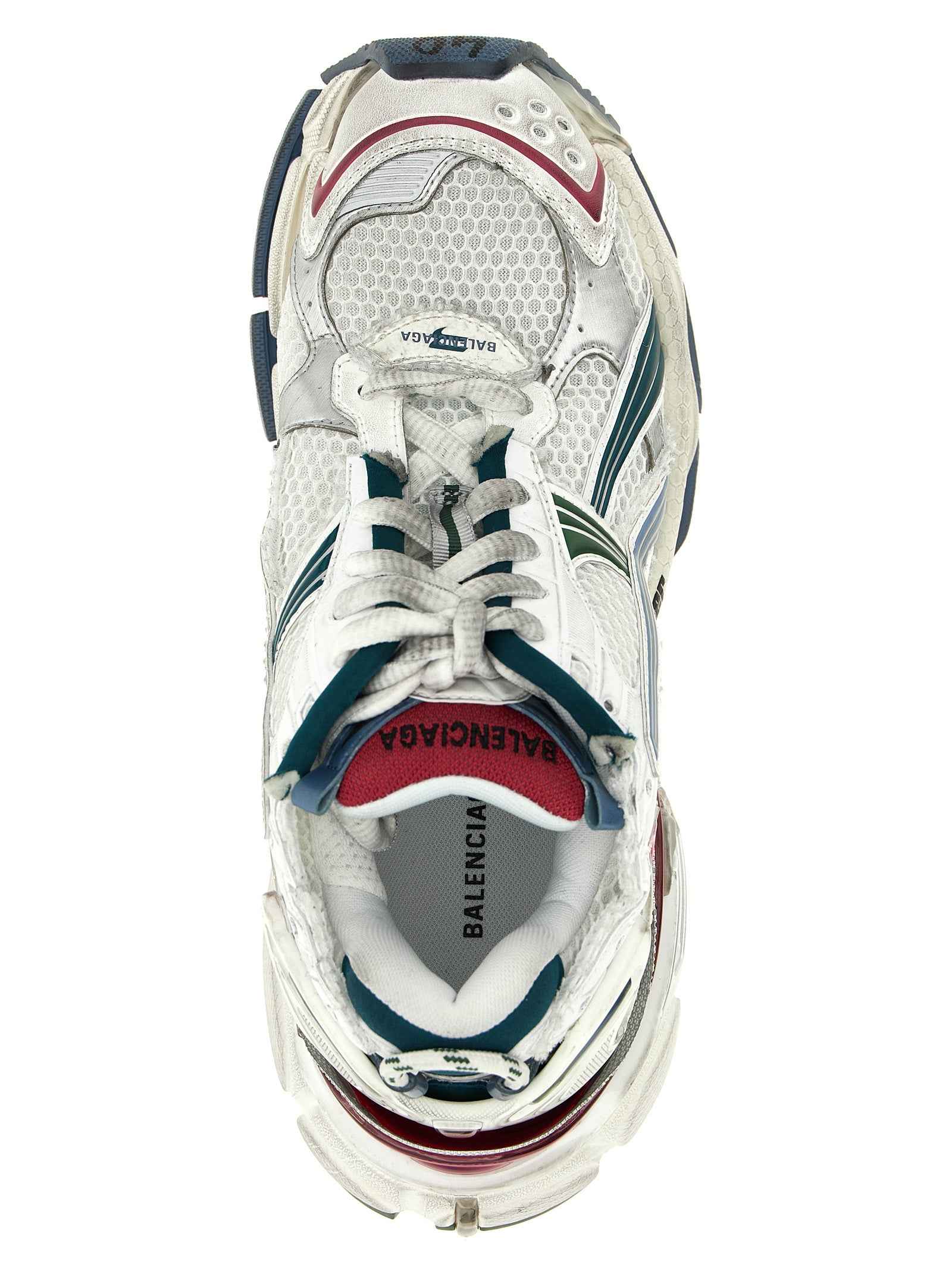 Multicolor Polyethylene Athletic Sneakers