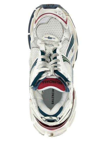 Multicolor Polyethylene Athletic Sneakers