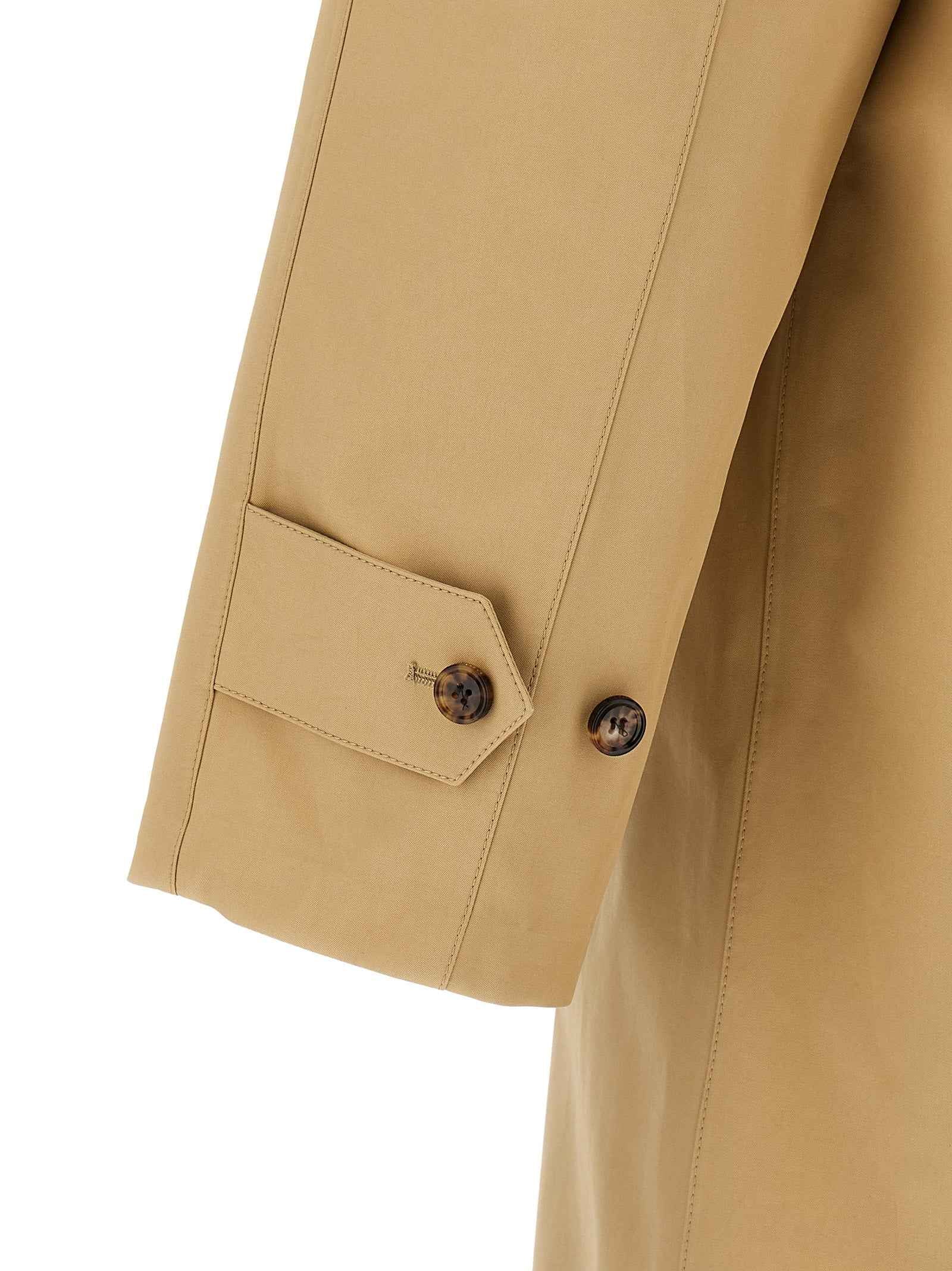 Beige Cotton Coat