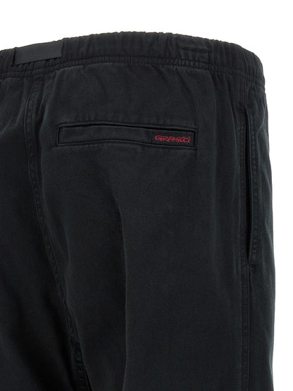 Black Cotton Casual Pants