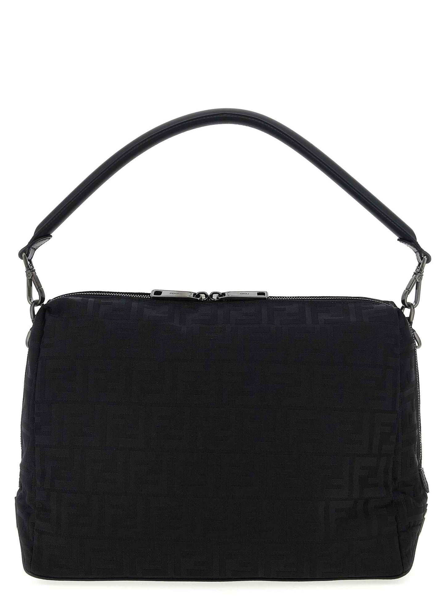 Black Polyamide Shoulder Bag