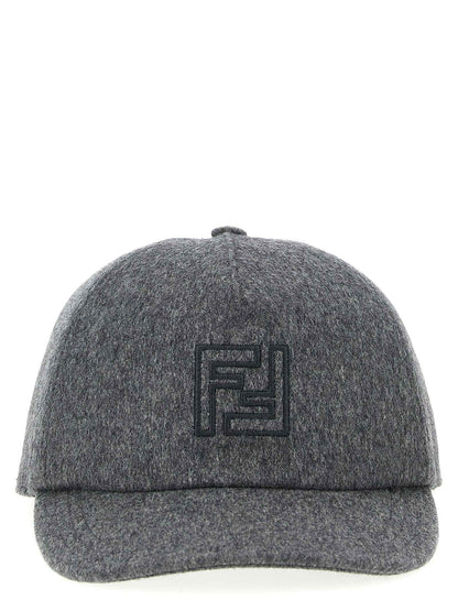 Gray Wool Cap (Baseball Hat)