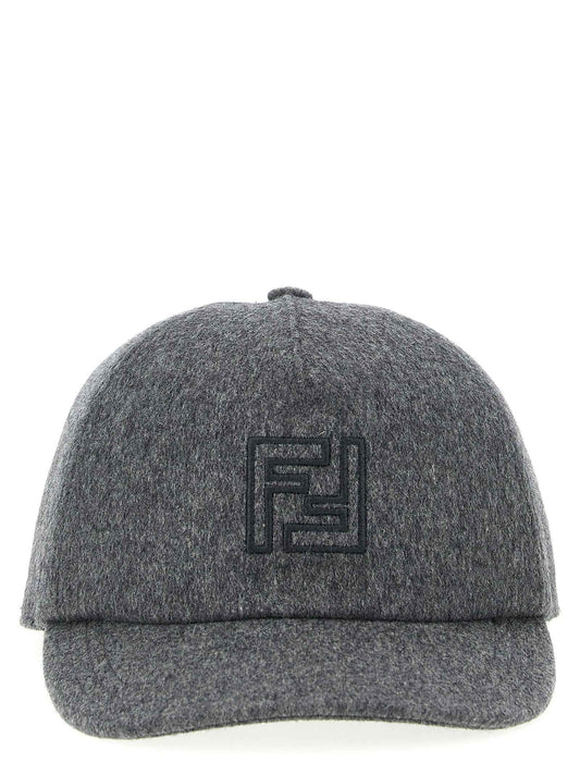 Gray Wool Cap (Baseball Hat)