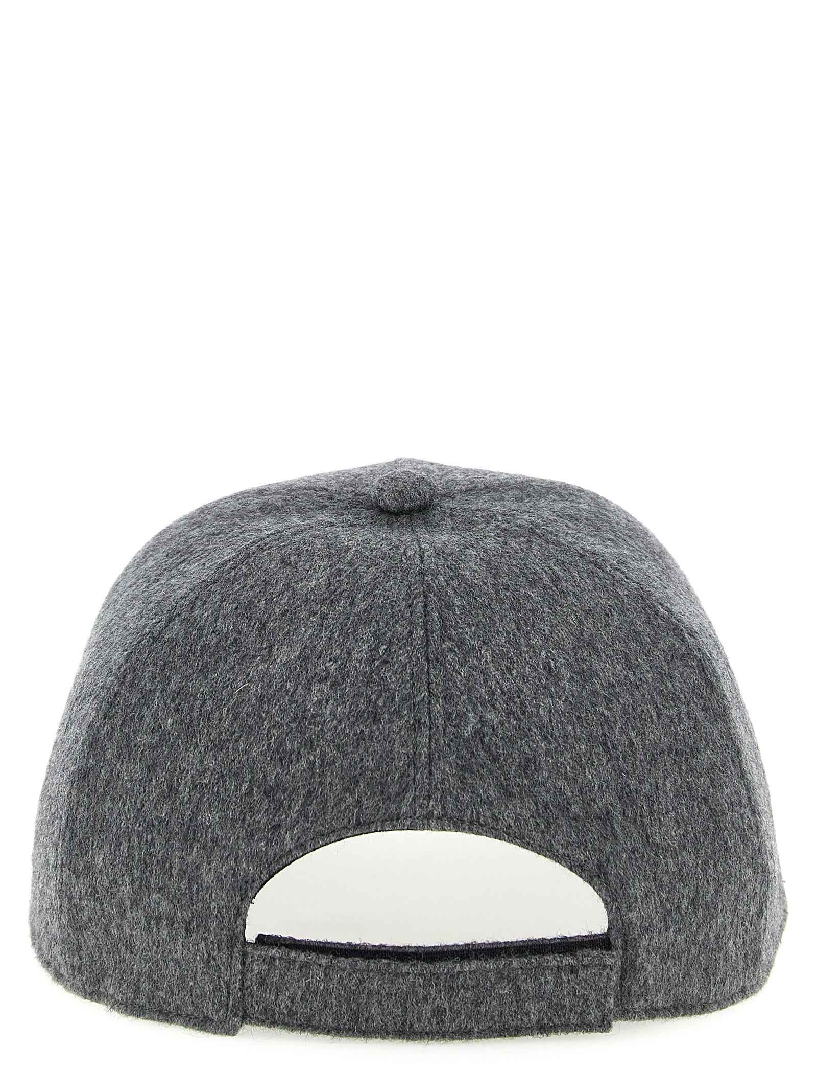 Gray Wool Cap (Baseball Hat)