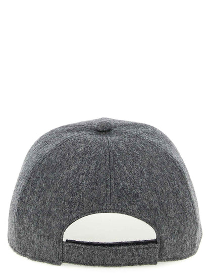 Gray Wool Cap (Baseball Hat)