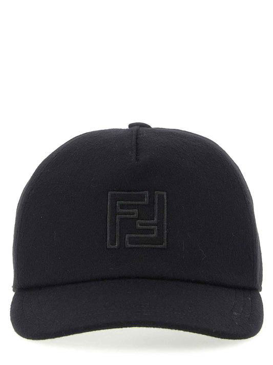 Black Wool Cap (Baseball Hat)