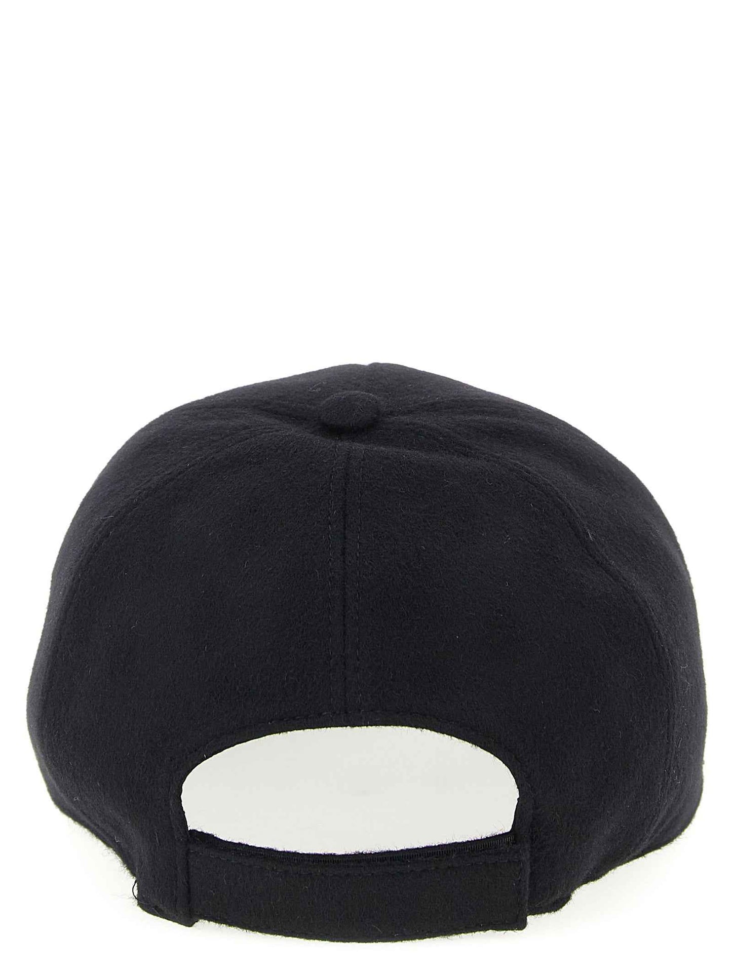 Black Wool Cap (Baseball Hat)