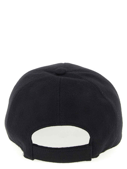 Black Wool Cap (Baseball Hat)