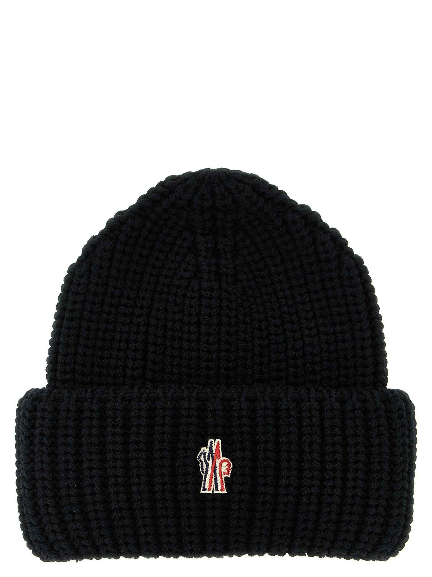 Black Virgin Wool Beanie