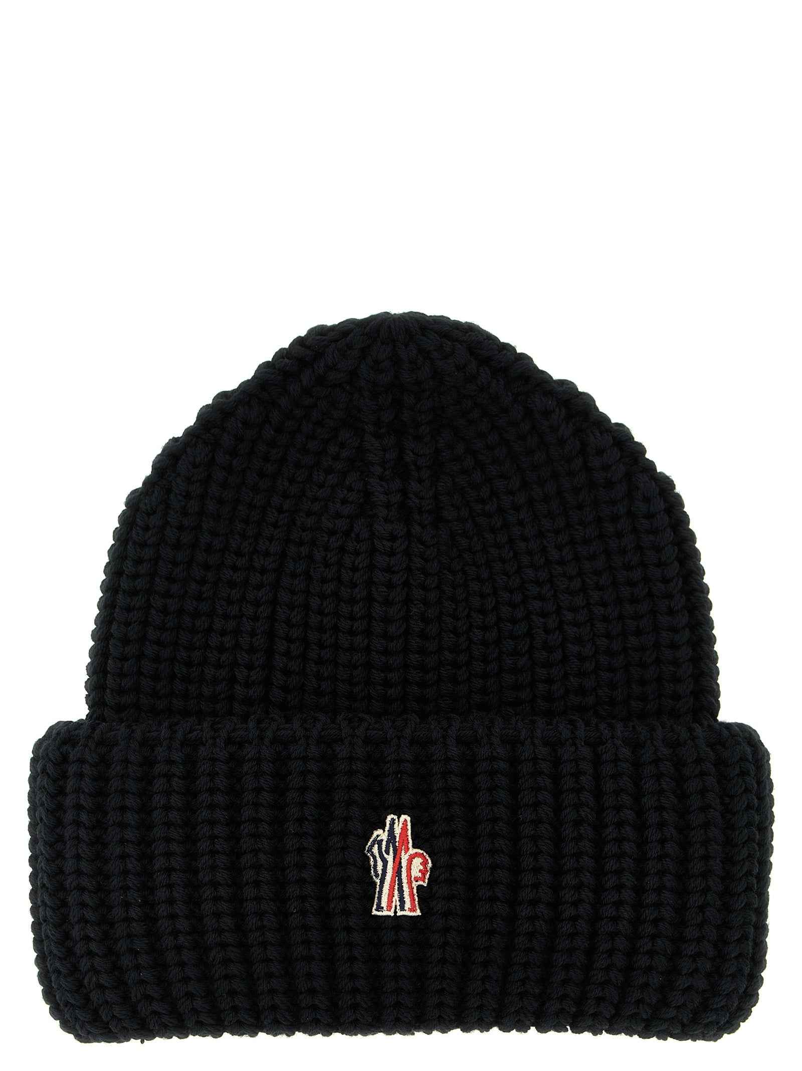 Black Virgin Wool Beanie