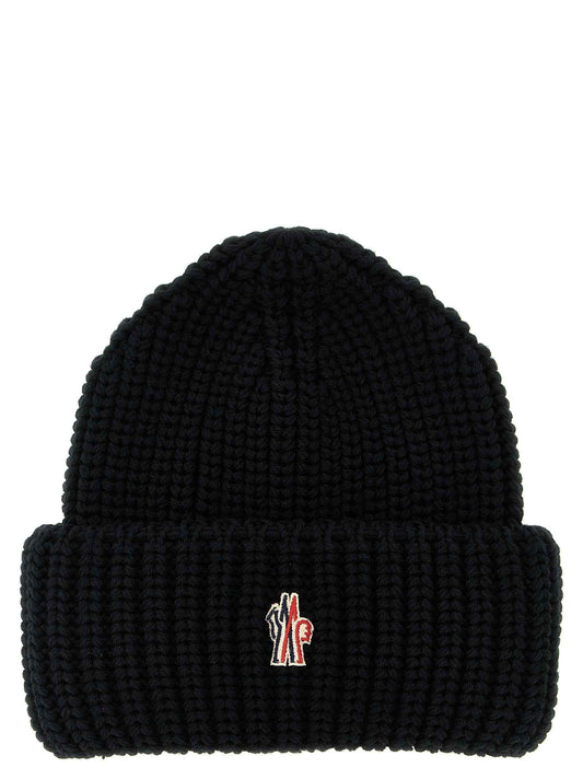 Black Virgin Wool Beanie