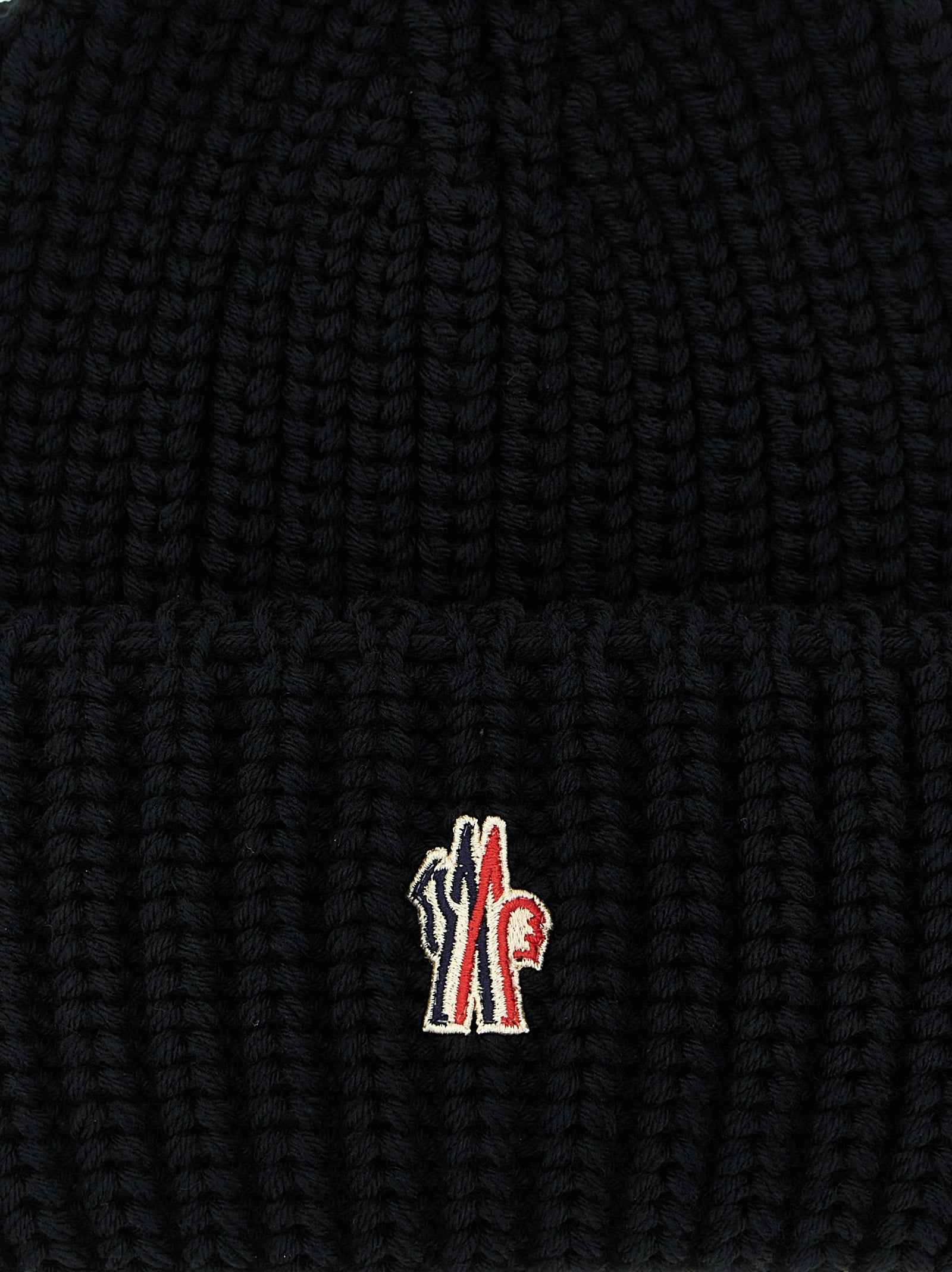 Black Virgin Wool Beanie