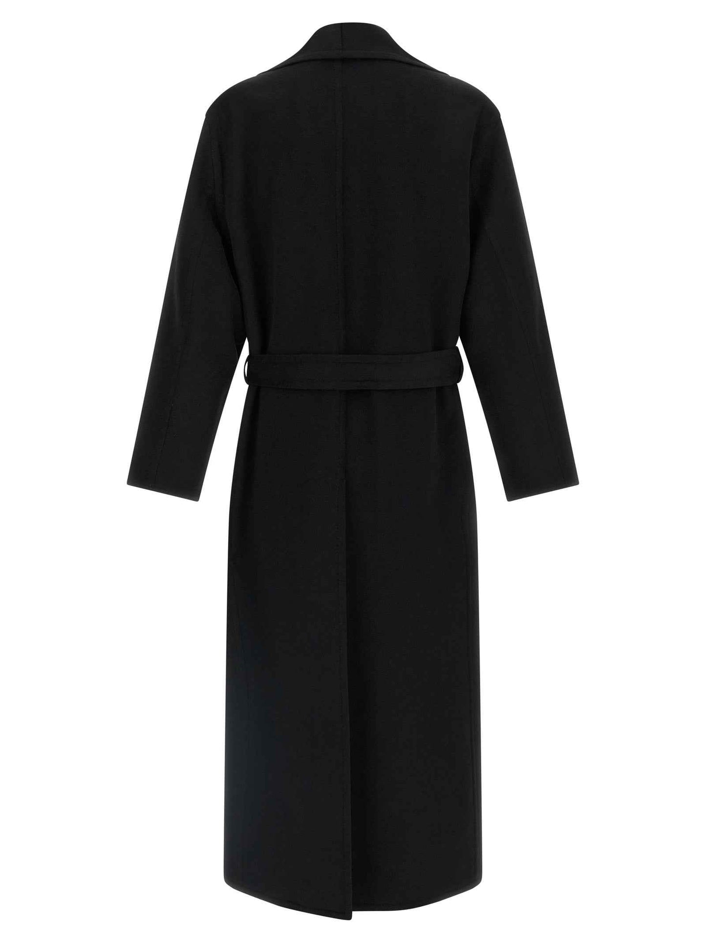 Black Virgin Wool Coat