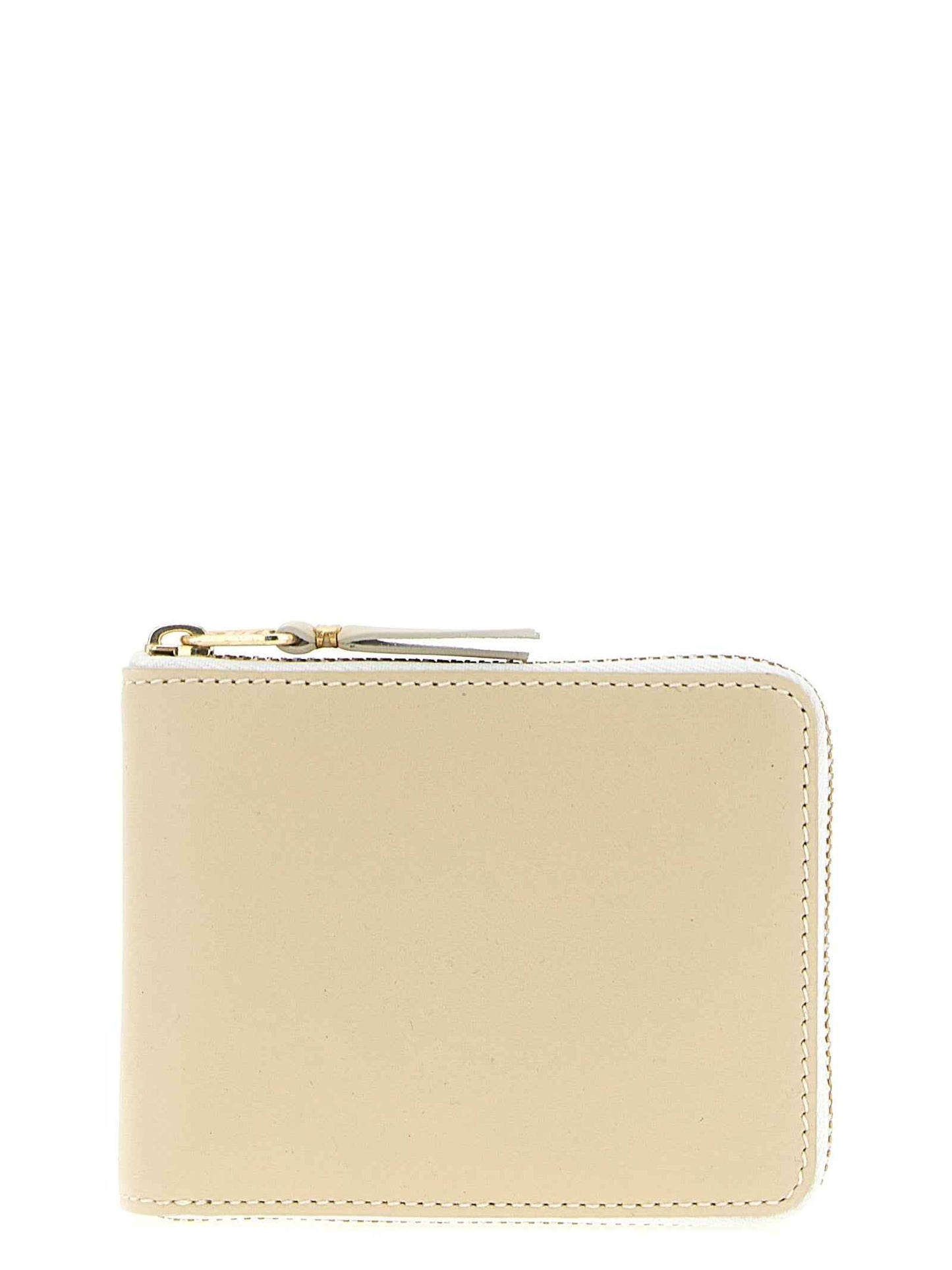 Beige Calfskin Cardholder