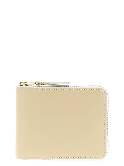 Beige Calfskin Cardholder