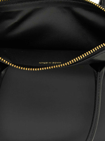 Black Cowhide Handbag
