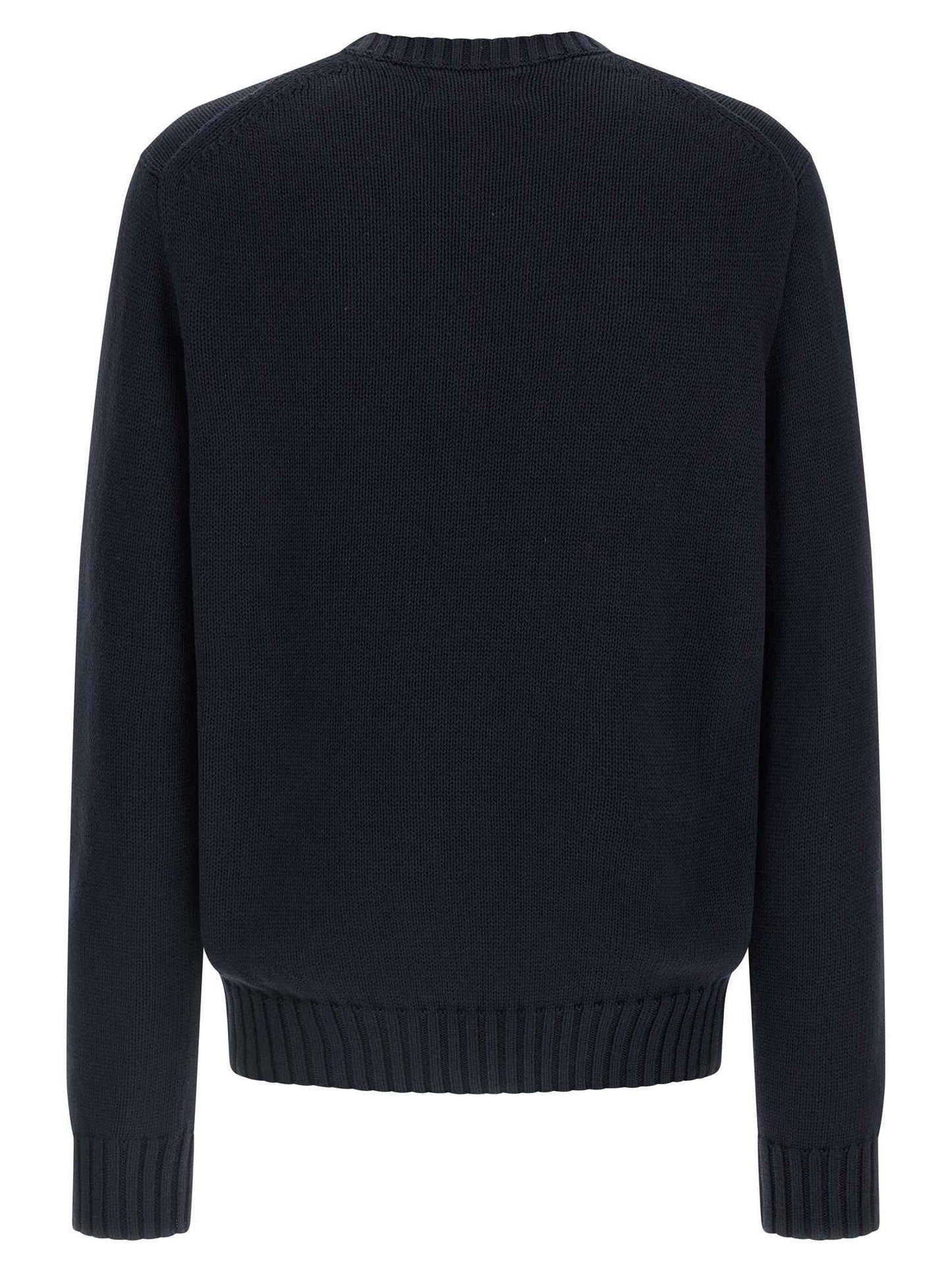 Blue Cotton Cardigan
