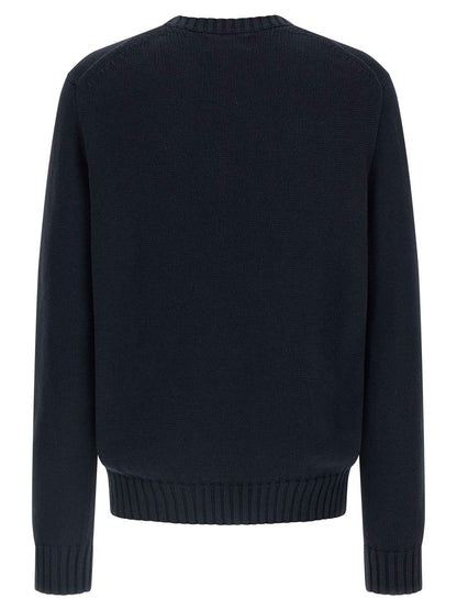 Blue Cotton Cardigan