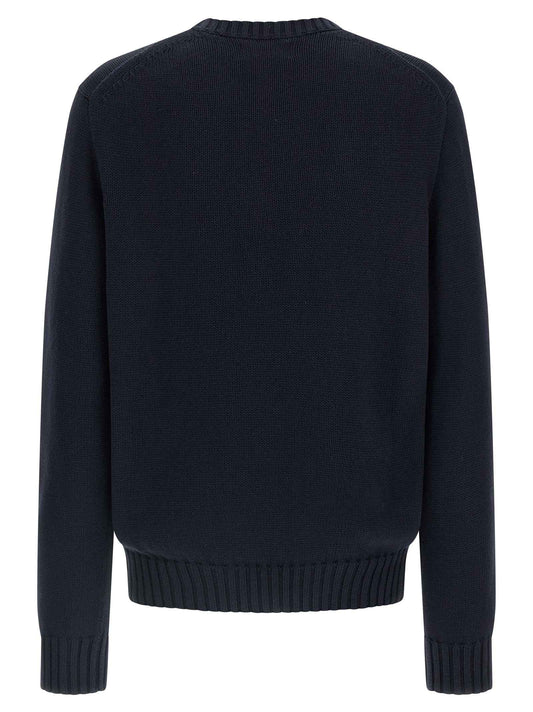 Blue Cotton Cardigan