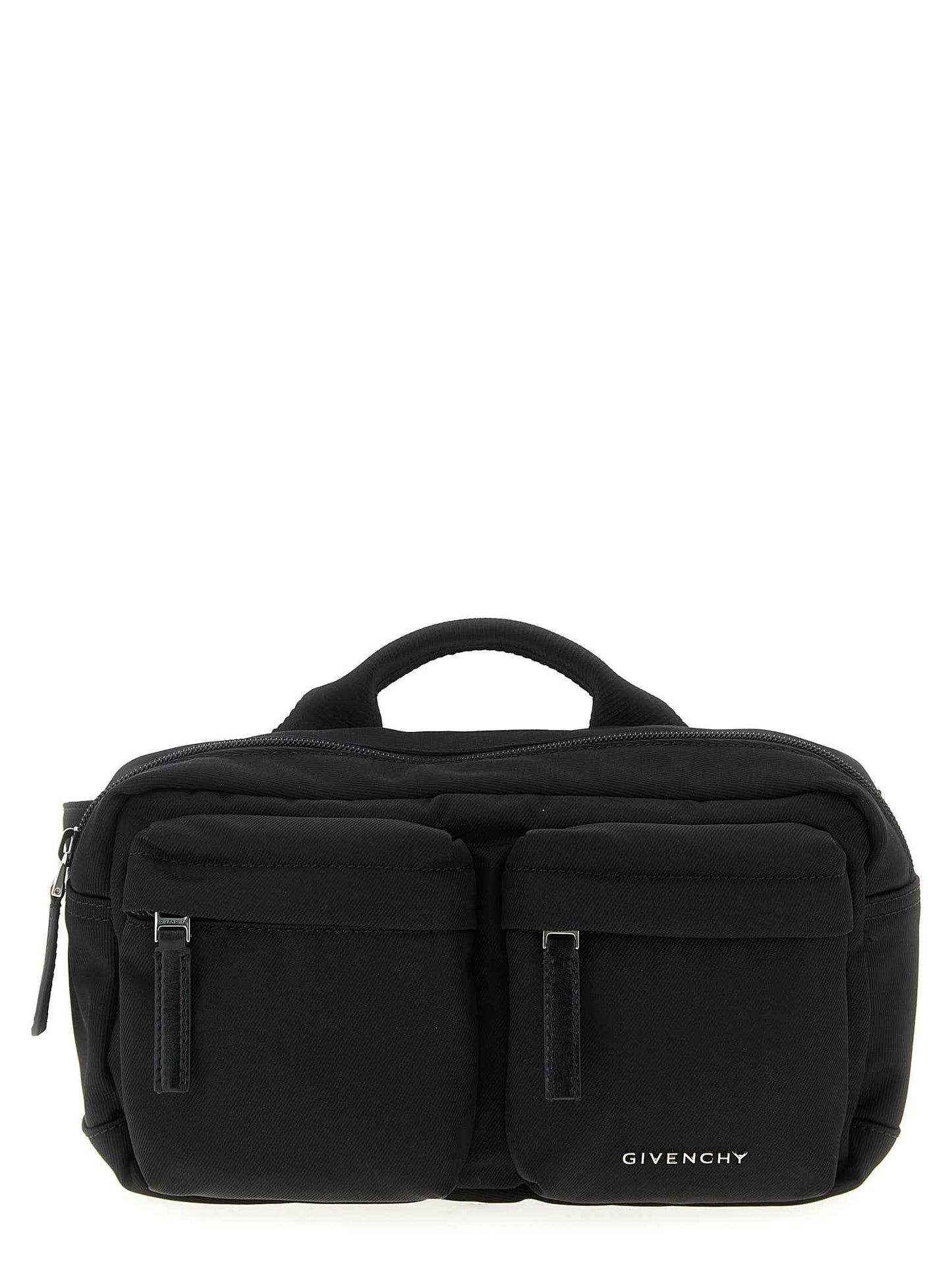 Black Polyamide Crossbody Bag