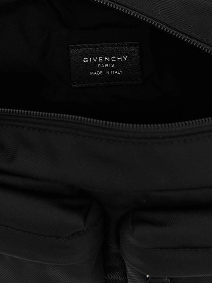 Black Polyamide Crossbody Bag