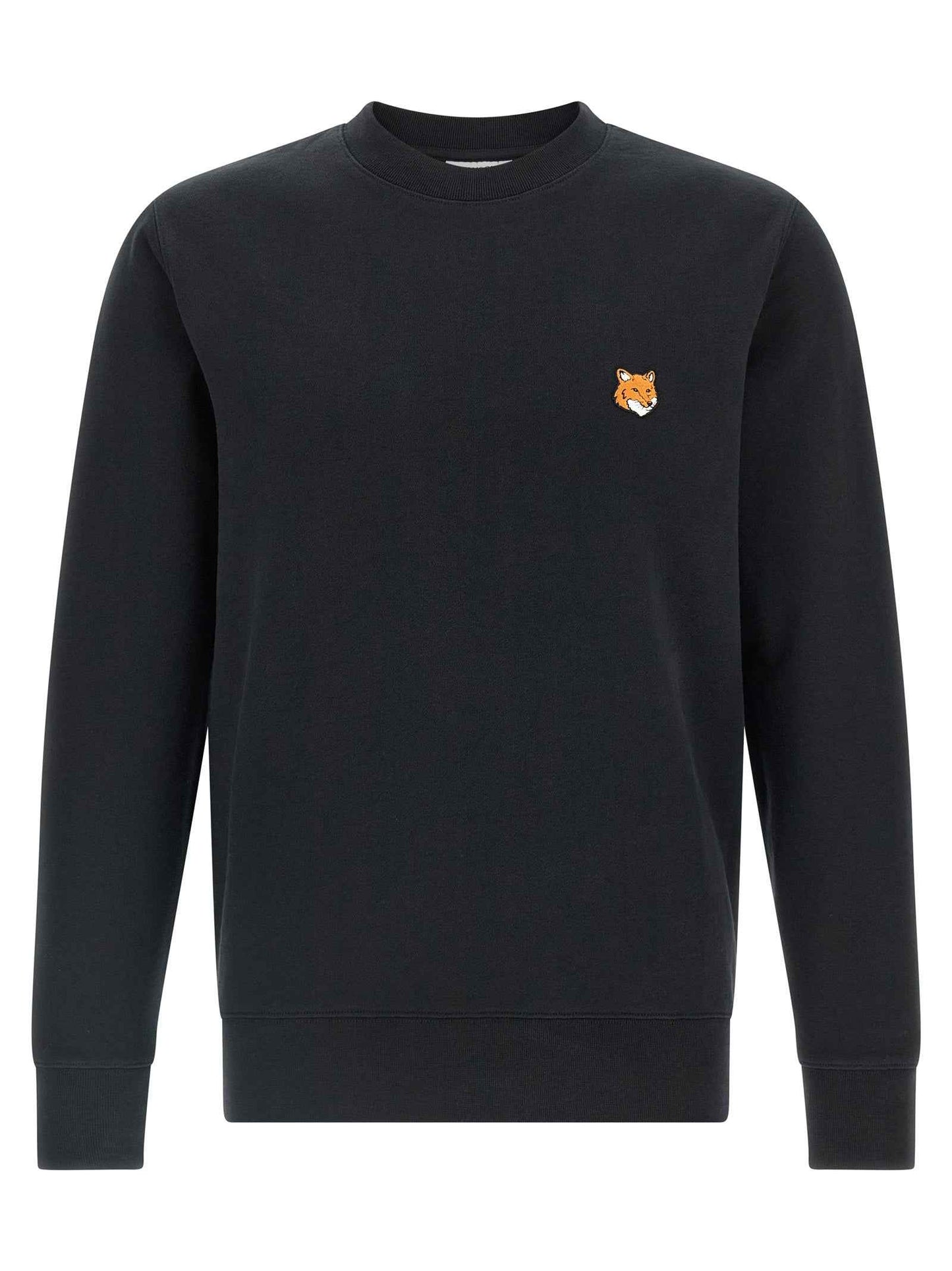 Black Cotton Sweatshirt