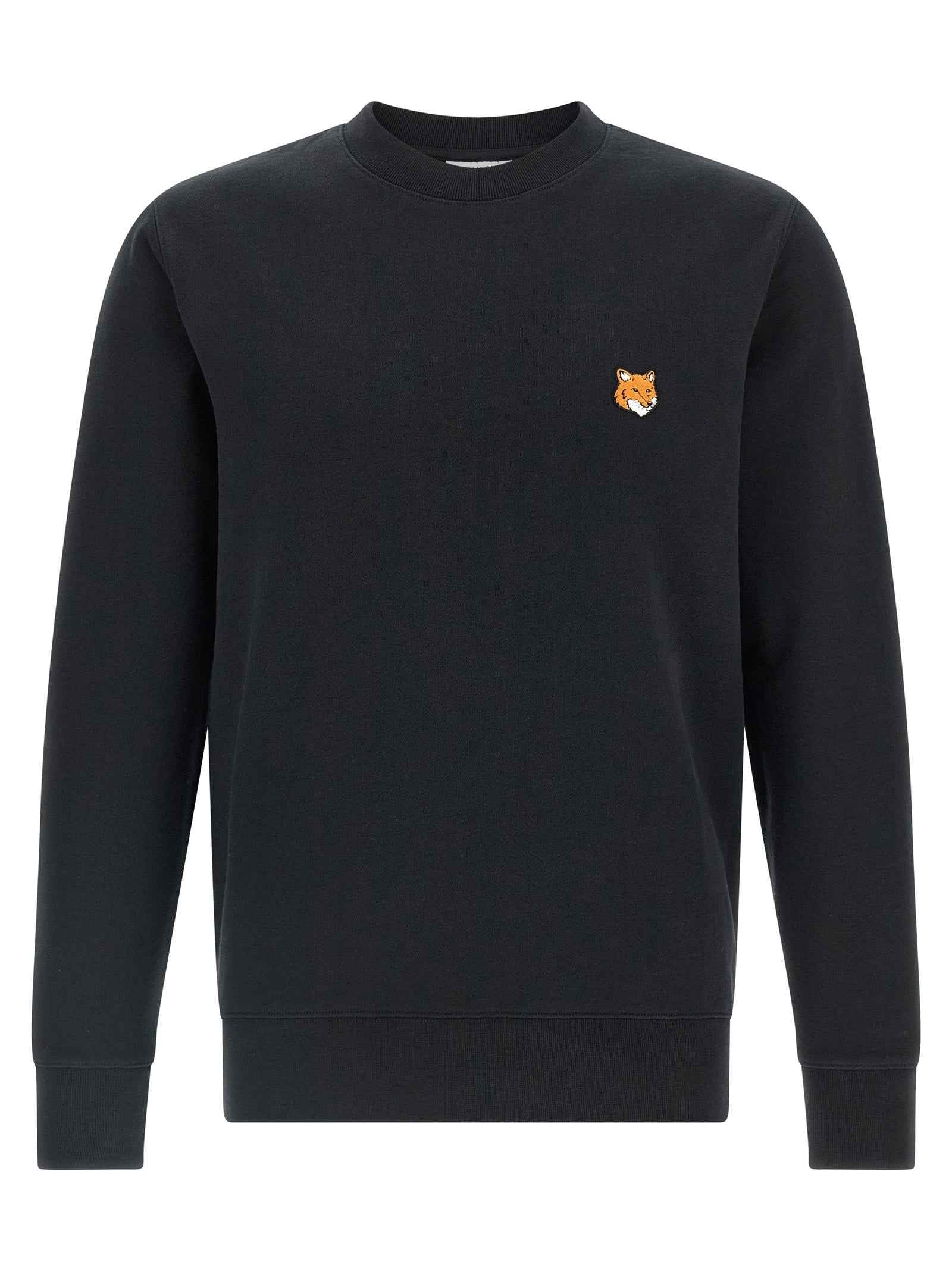 Black Cotton Sweatshirt
