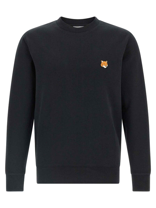 Black Cotton Sweatshirt